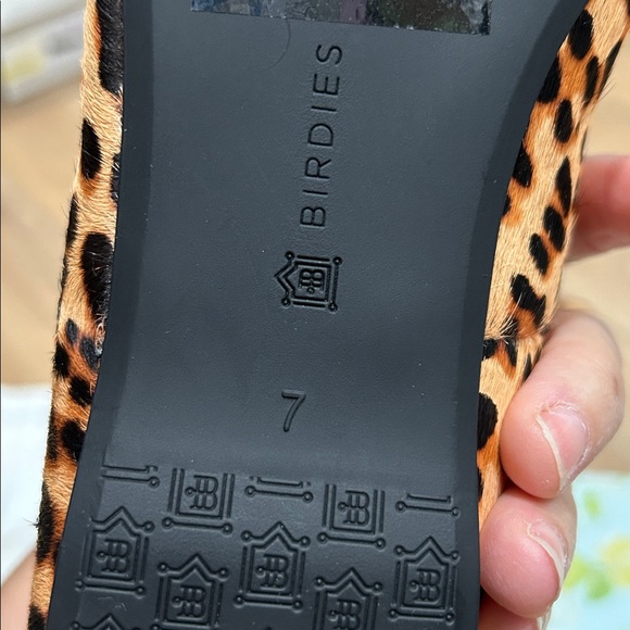 NWT - BIRDIES ‘Starling’ Leopard / Cheetah Print HairCalf Loafers & Dust Bag - Picture 7 of 8